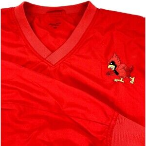 Cardinals Acuity Jacket Windbreaker Polyurethane Coating Red XXL Men V-Neck Golf